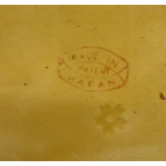 Vintage Japanese Papermache Lacquer Handpainted Floral Serving Tray - Picture 7 of 8